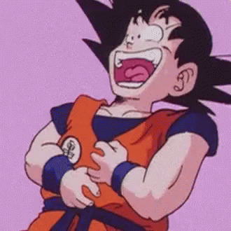 Goku laugh