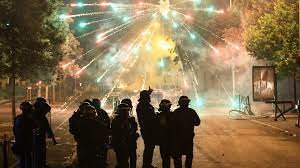 France protests: Fireworks, cars ablaze in 3rd night of rioting over teen's  killing | Watch News Videos Online