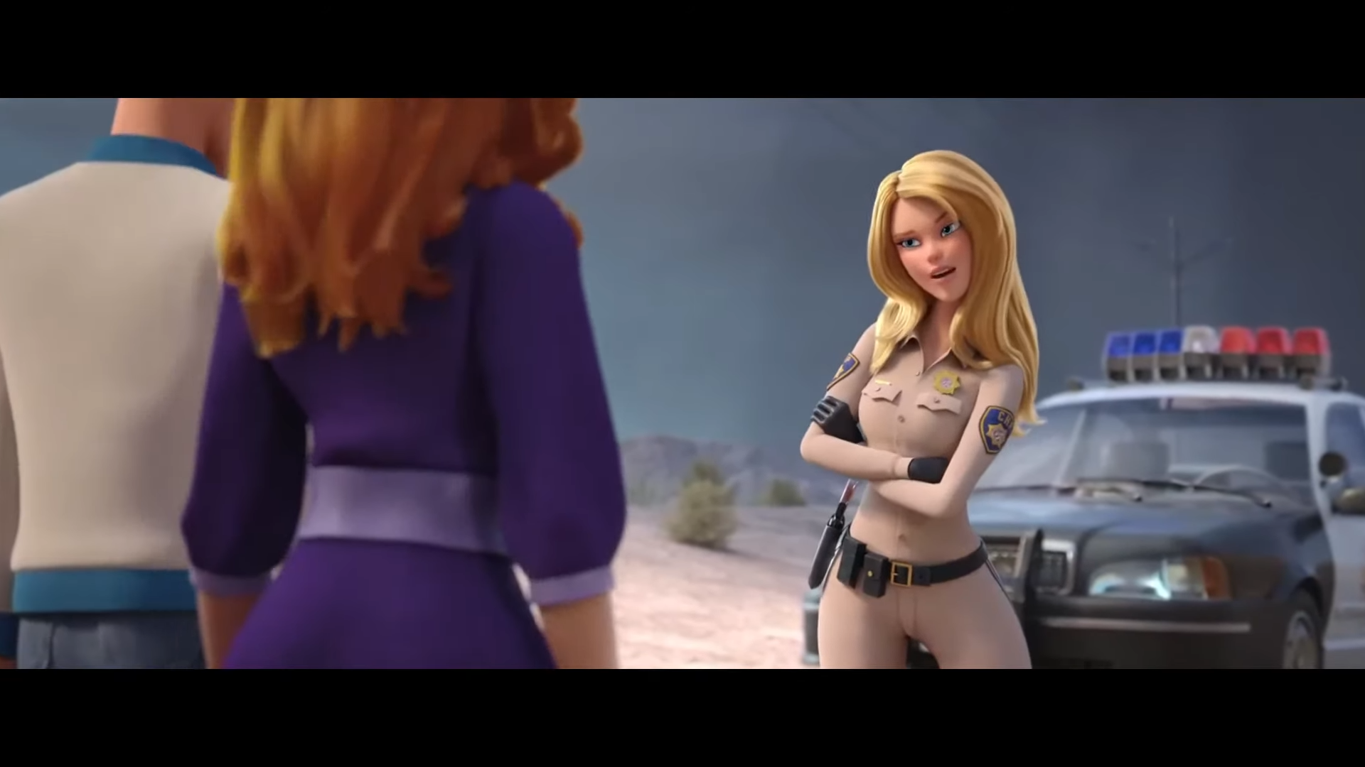 Scoob   2020   Officer Jaffe Christina Hendricks Full Scene 1 3 screenshot