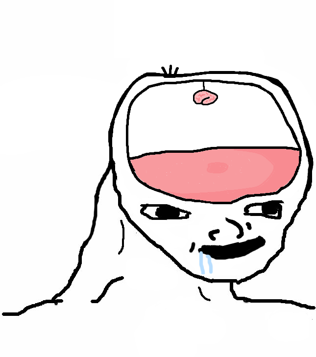 Brainlet pink small brain