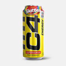 C4 Energy X SKITTLES™ | Carbonated Energy Drink 16oz (12-Pack) | Cellucor
