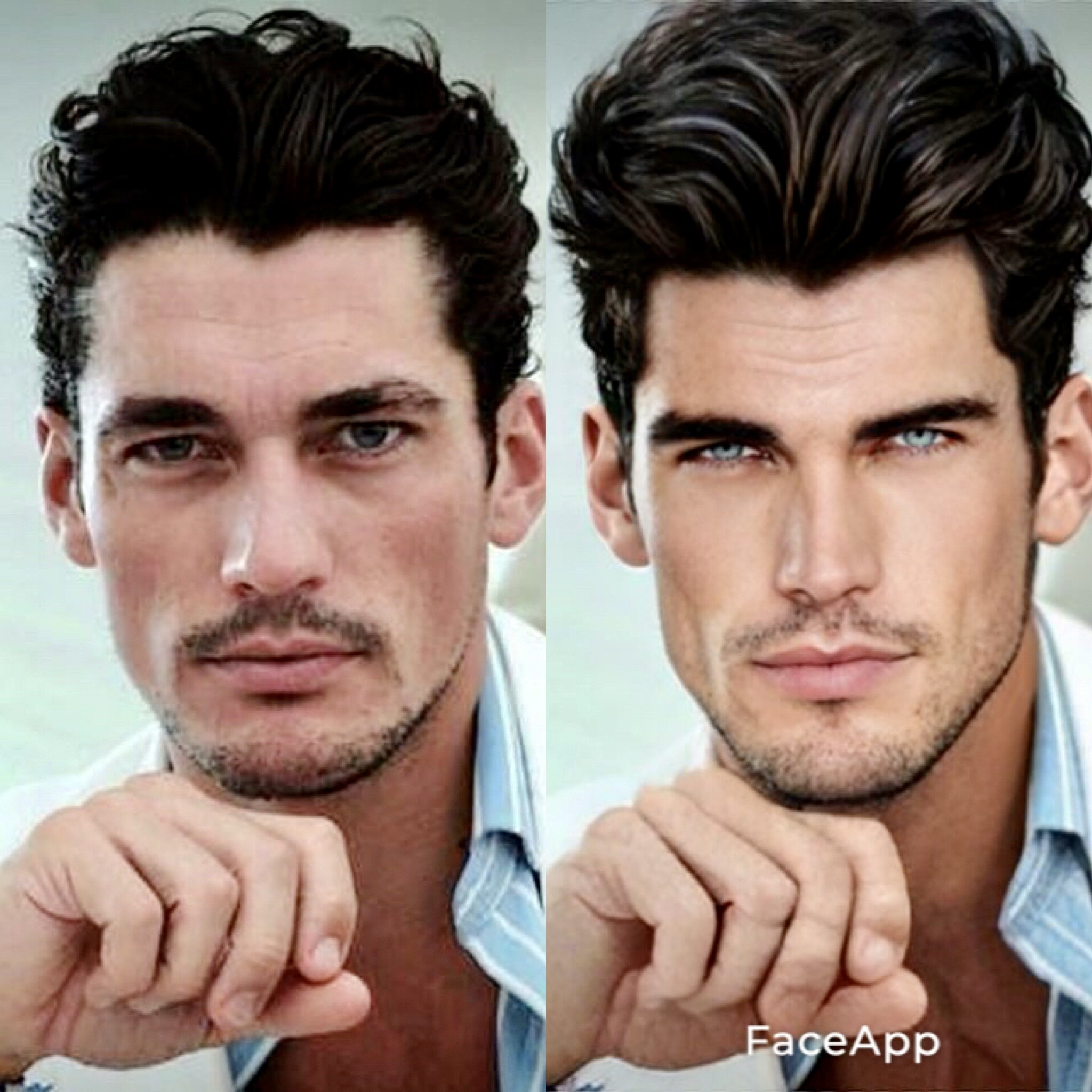 Differences Between 9510 And 1010 Male Looks Photoshop Analysis 