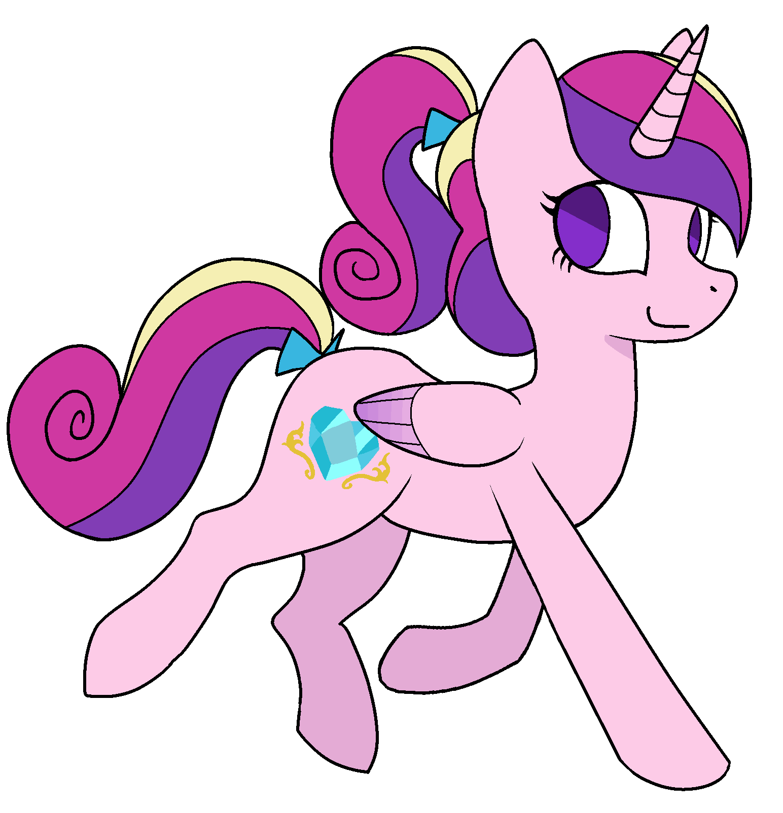 3162308  safe artist colon reponer derpibooruexclusive princesscadance alicorn pony colored 