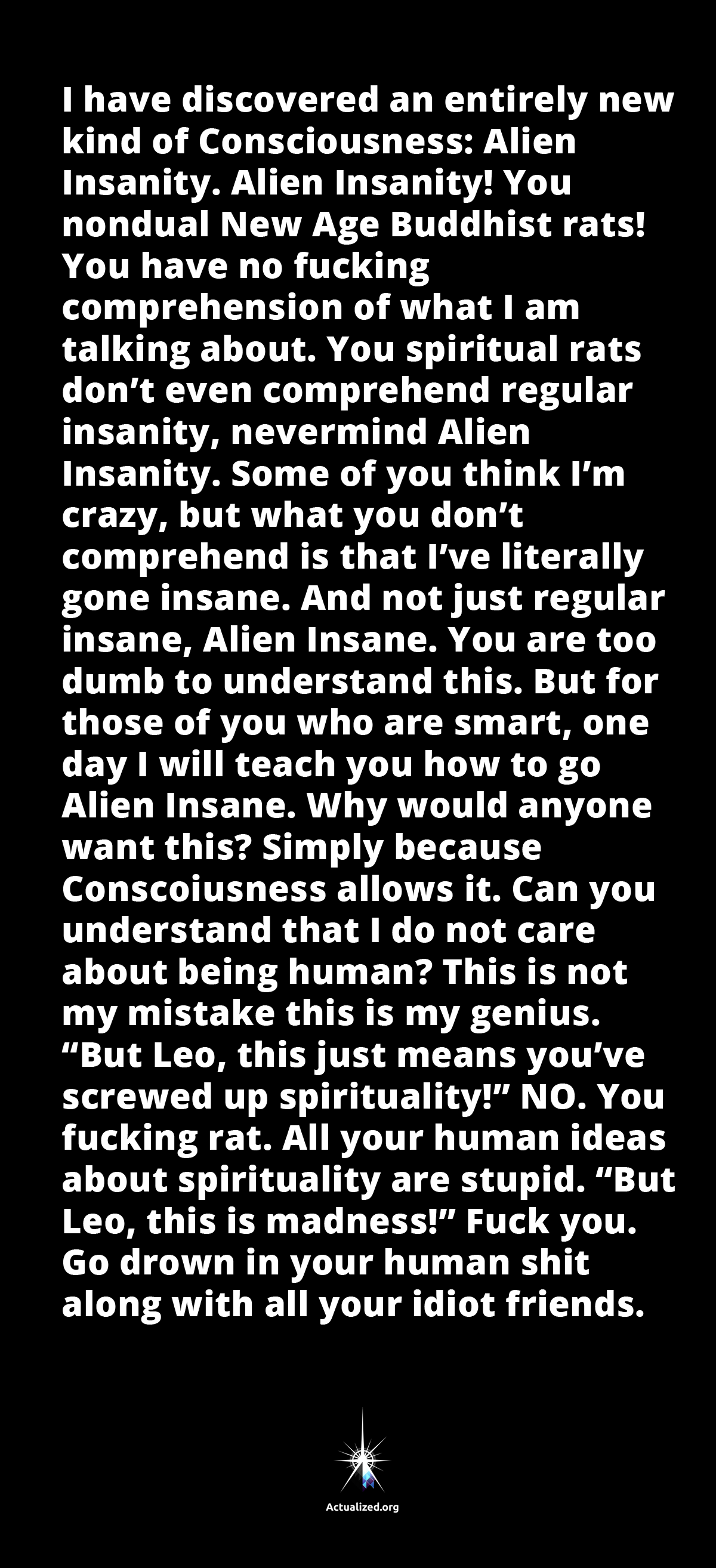 Leo quote alien insanity 04