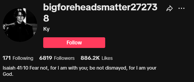 Screenshot 2023 07 30 at 09 19 41 Ky bigforeheadsmatter272738 TikTok