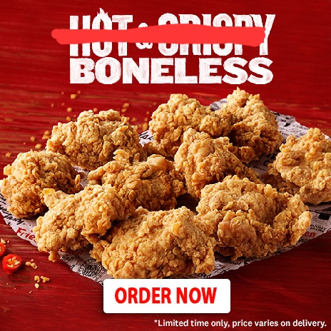 KFC NZ Hot and Crispy Boneless
