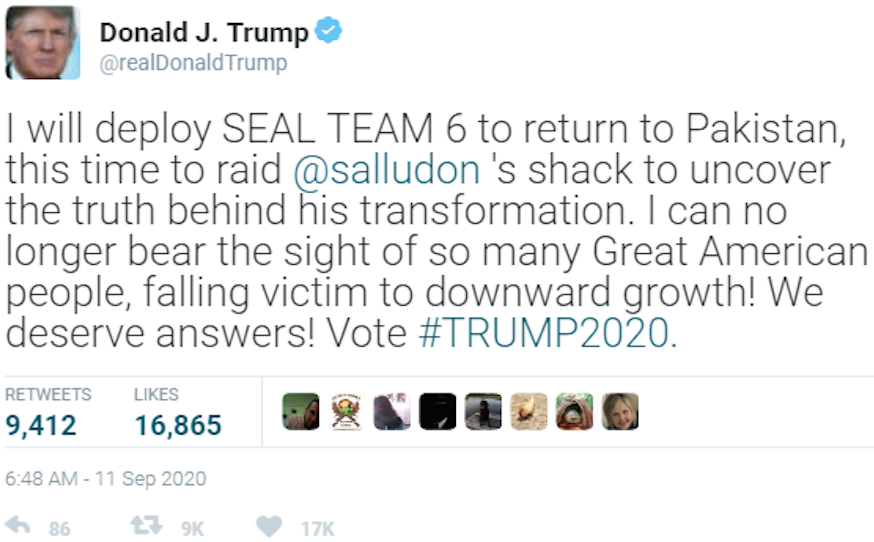Trump Salludon