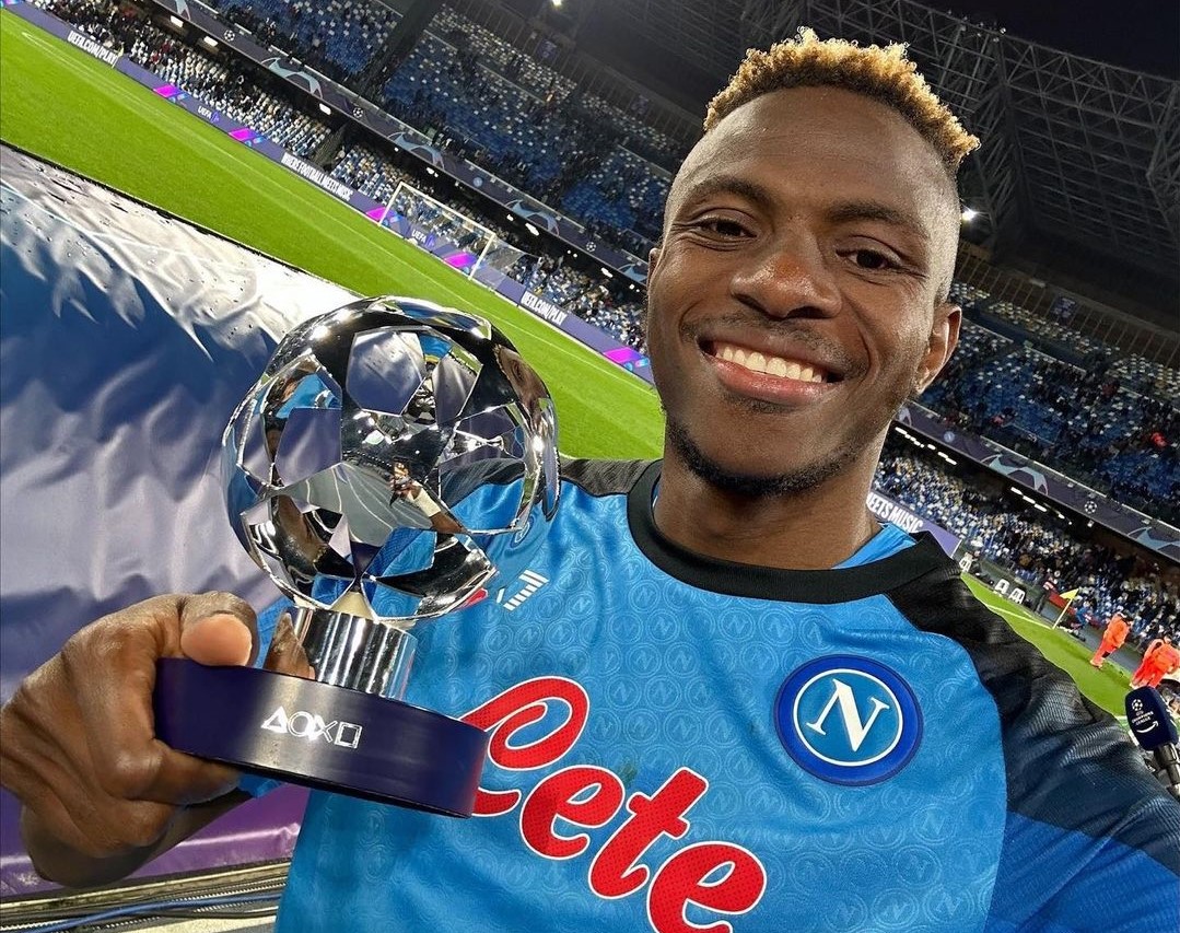 Victor osimhen motm champions
