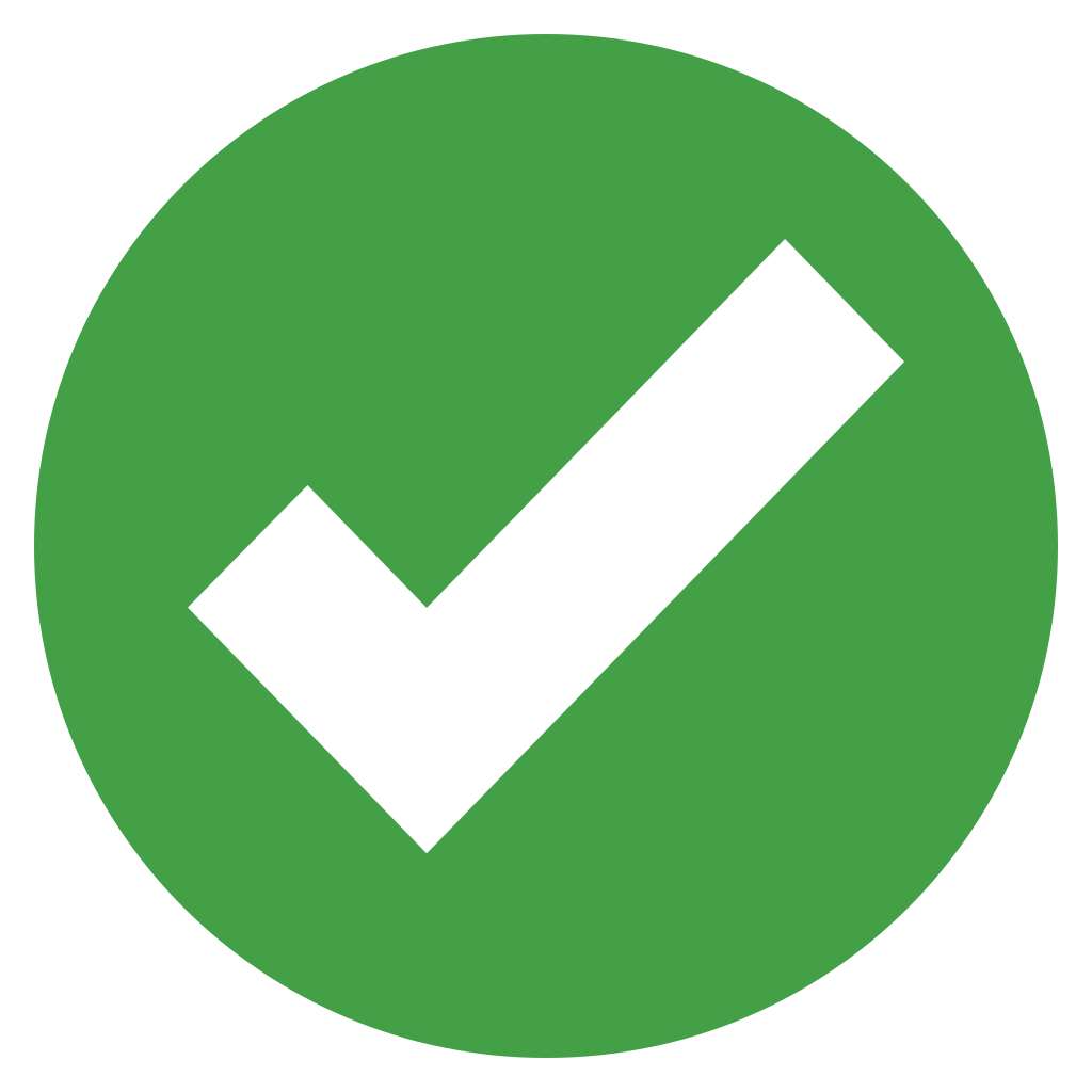 Eo circle green checkmark