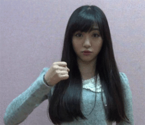 Chinese girl handjob gesture hand job