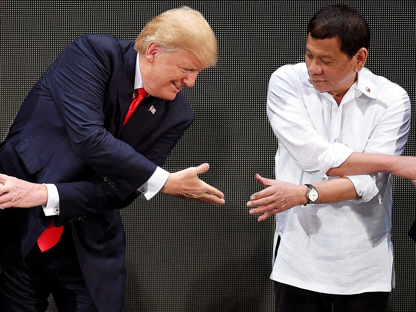Trump Duterte Handshake