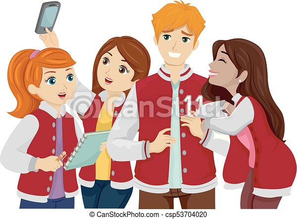 Guy popular jersey illustration csp53704020