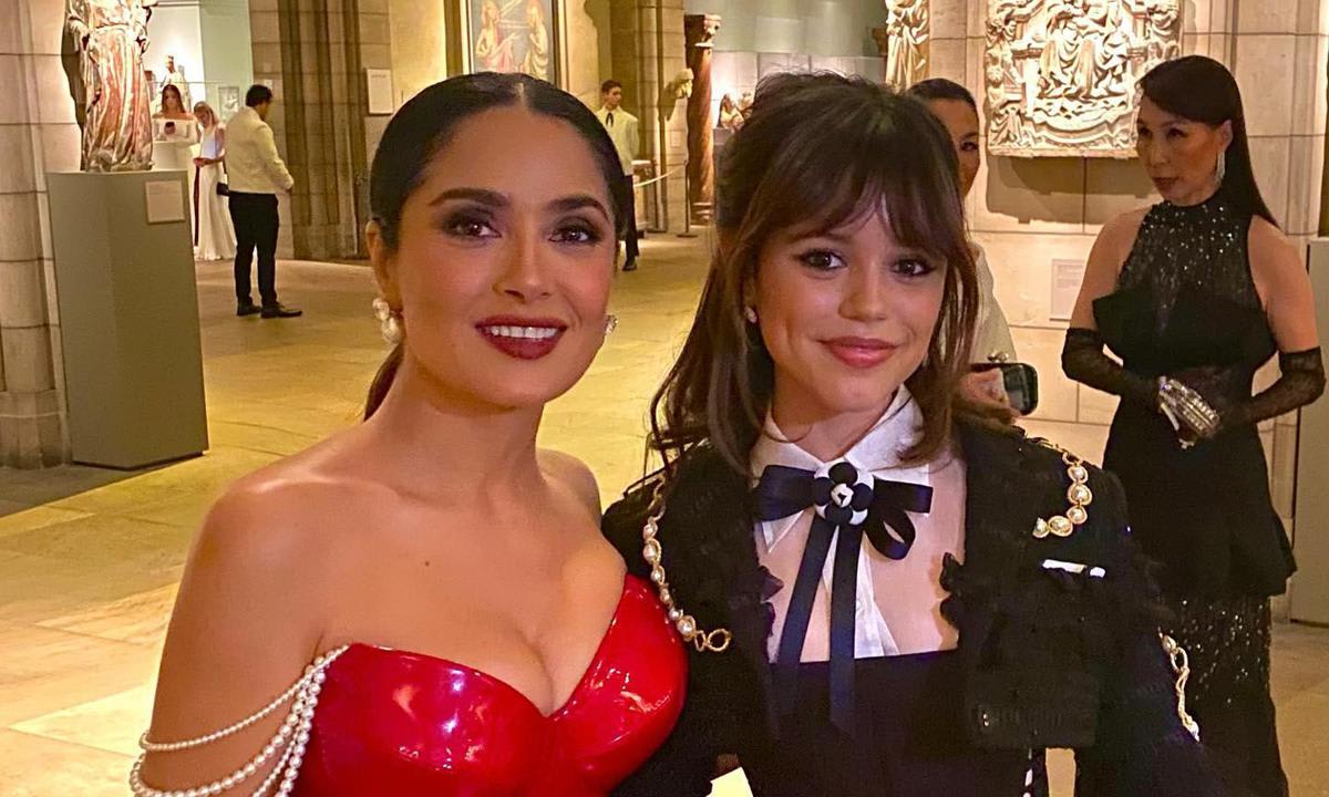 Salma hayek y jenna ortega