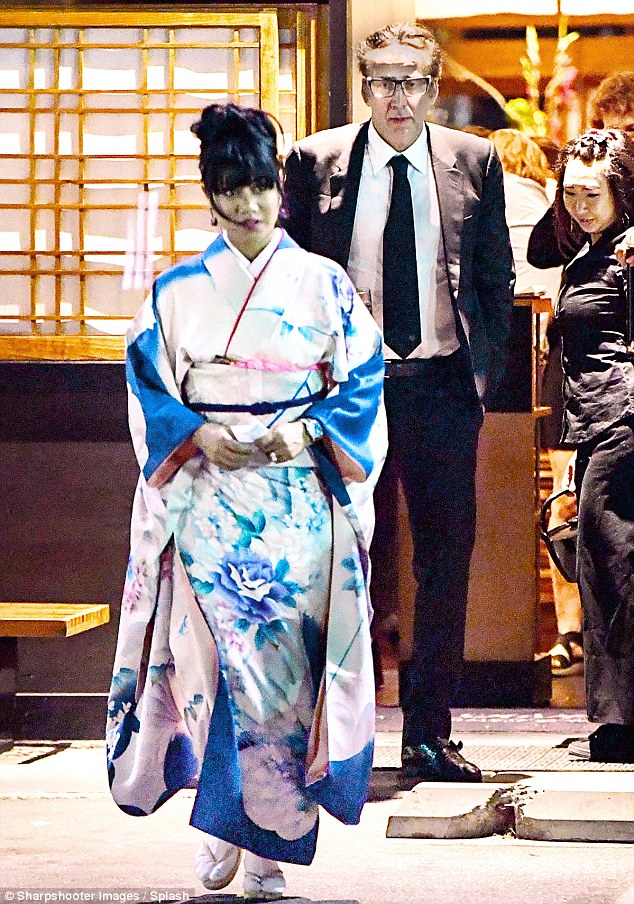 35C1BEB400000578 3664498 The 52 year old star s female companion wore a beautiful kimono  m 48
