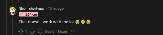 Screenshot 2023 08 27 at 11 45 23 r tall   short average people get so jealous of tall people