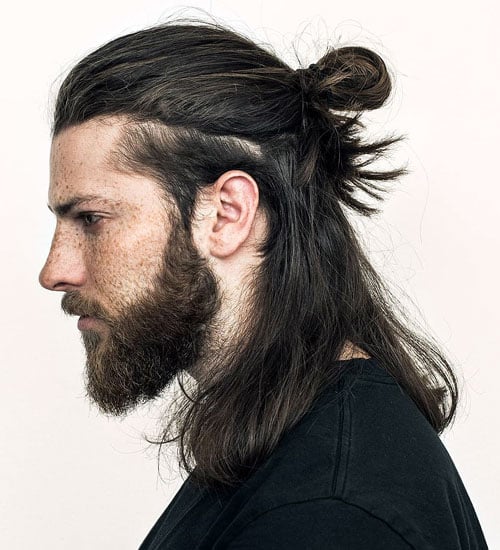 Man Bun with Beard