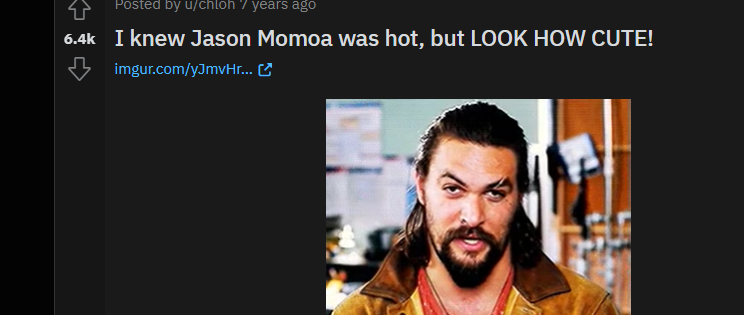 Jason R Lady Jason Momoa is the third most upvoted post on r/Lady Boners | Looksmax ...