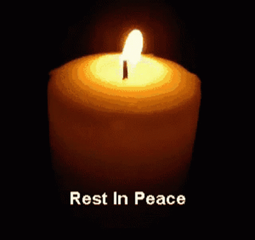 Rest in peace candle 1