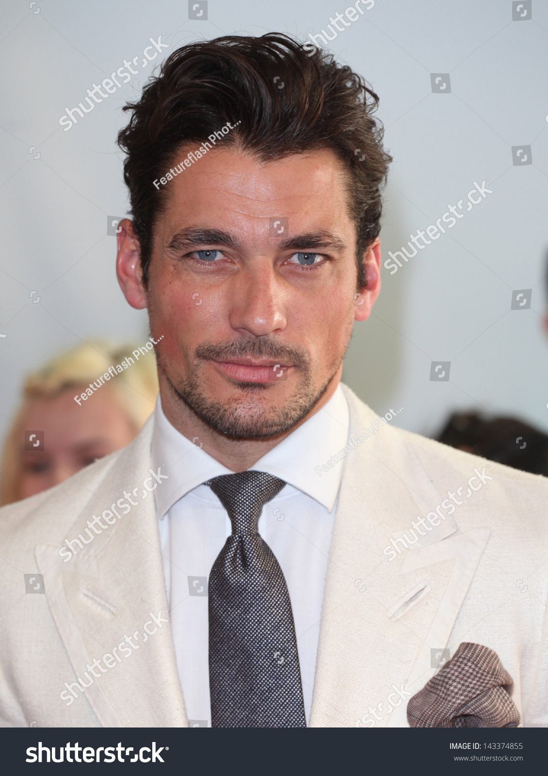 Stock photo david gandy arriving for the glamour awards berkeley square london 143374855