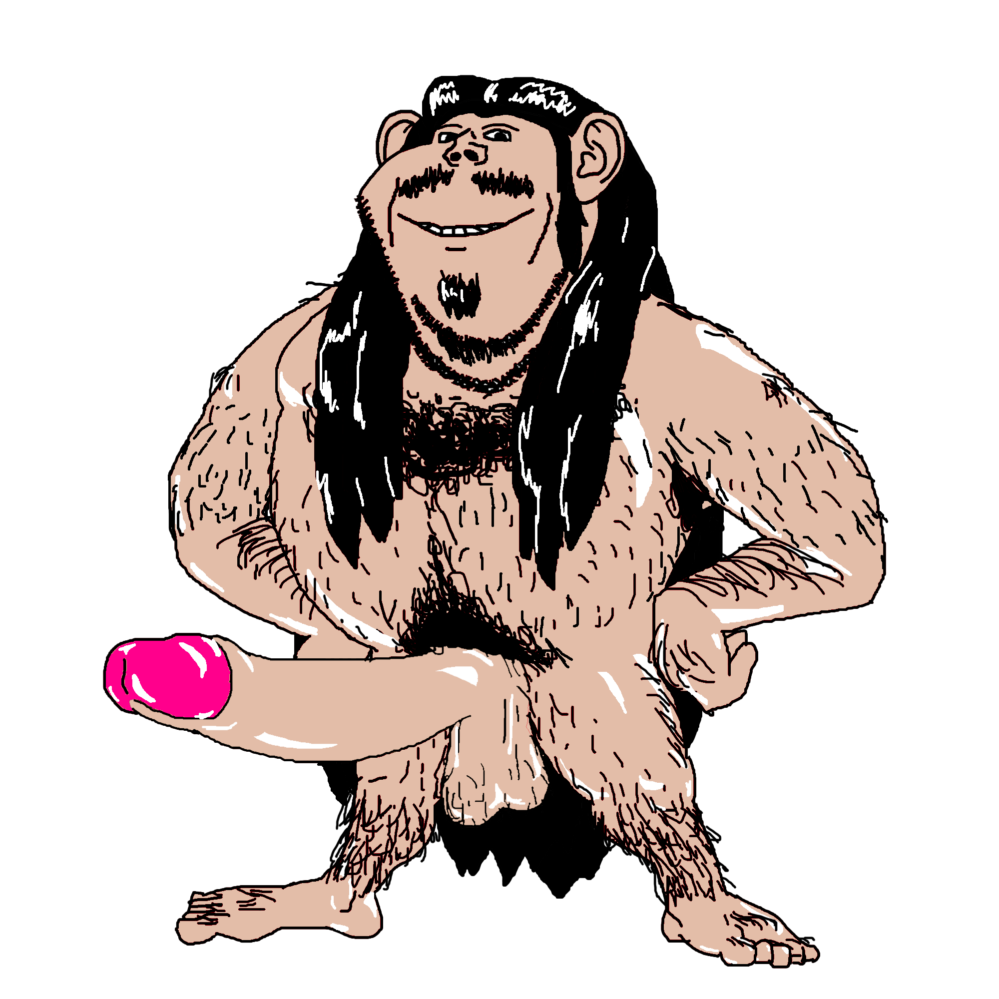5104 alternate arm beard bwc ear full body hair hairy hand leg nsfw penis smile soyjak stubble