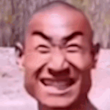 Angry asain yelling angry