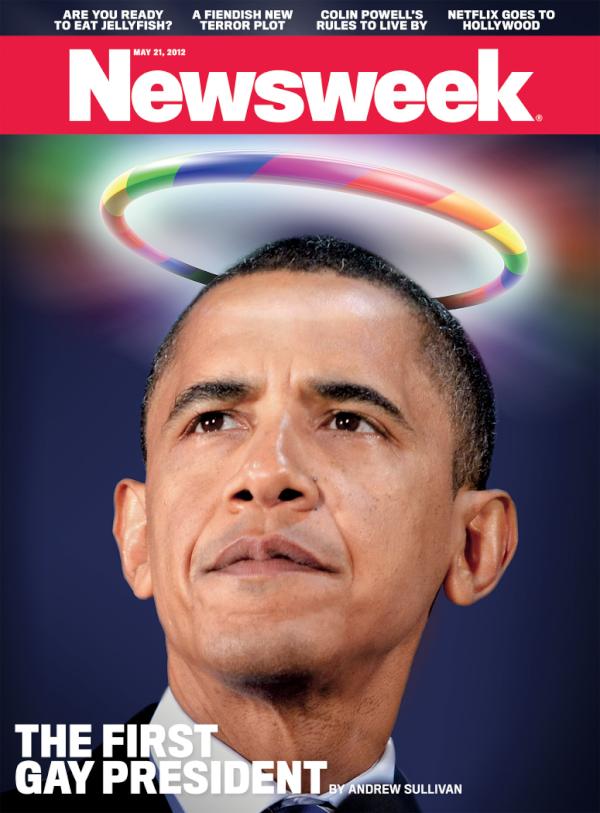 Newsweek obama gay