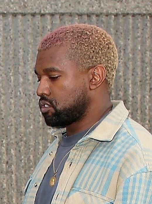 Kanye west dyed hair