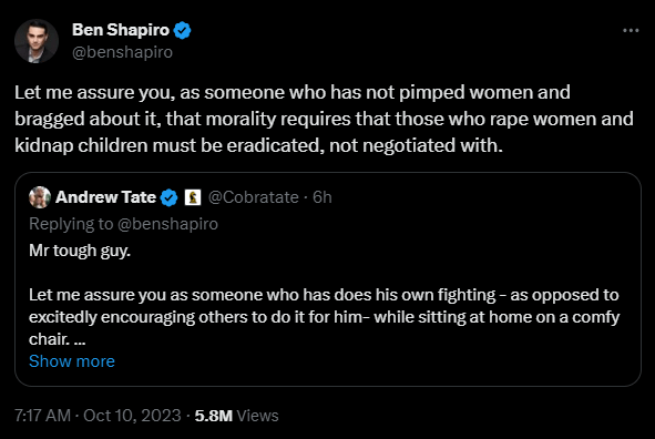 A civil war has erupted among right wing grifters ben v0 jhmsu3pvmetb1