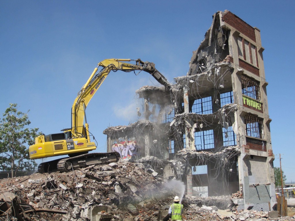 Bombing demolition
