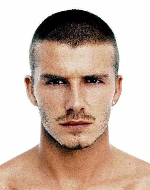 David beckham hair buzz cut