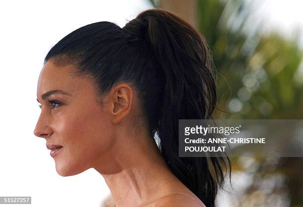 Italian actress monica bellucci poses for photogra