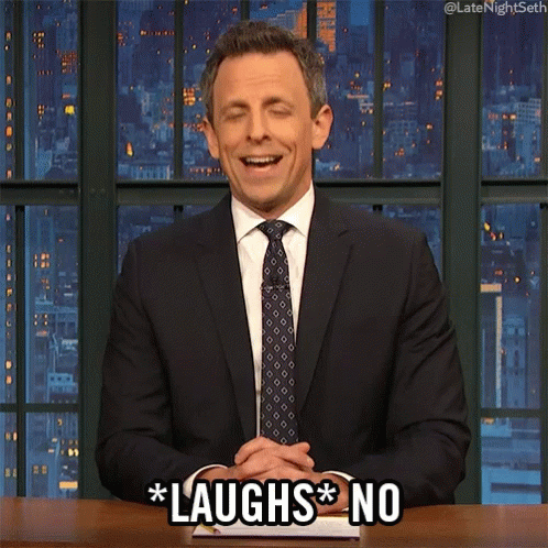 Laughs no seth meyers
