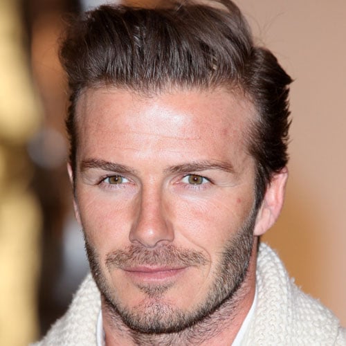 David Beckham Facial Hair Styles