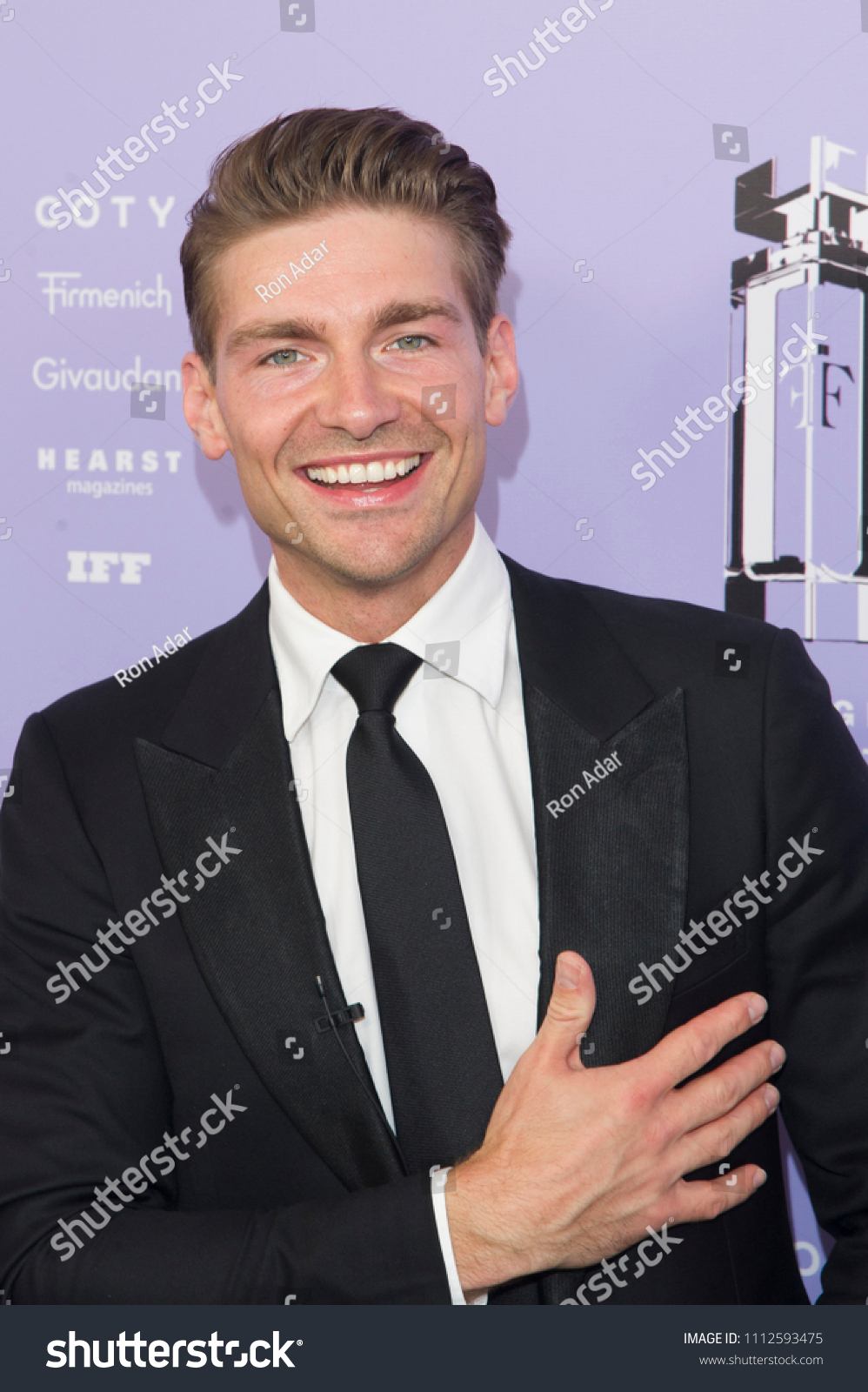 Stock photo new york ny june vlogger jeremy fragrance attends fragrance foundation awards at 1