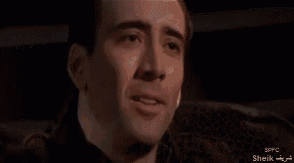 Nicholas cage laughing