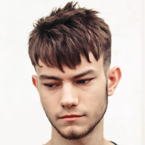 Spiky crop fringe Natalie Cresswell man for himself 600x600