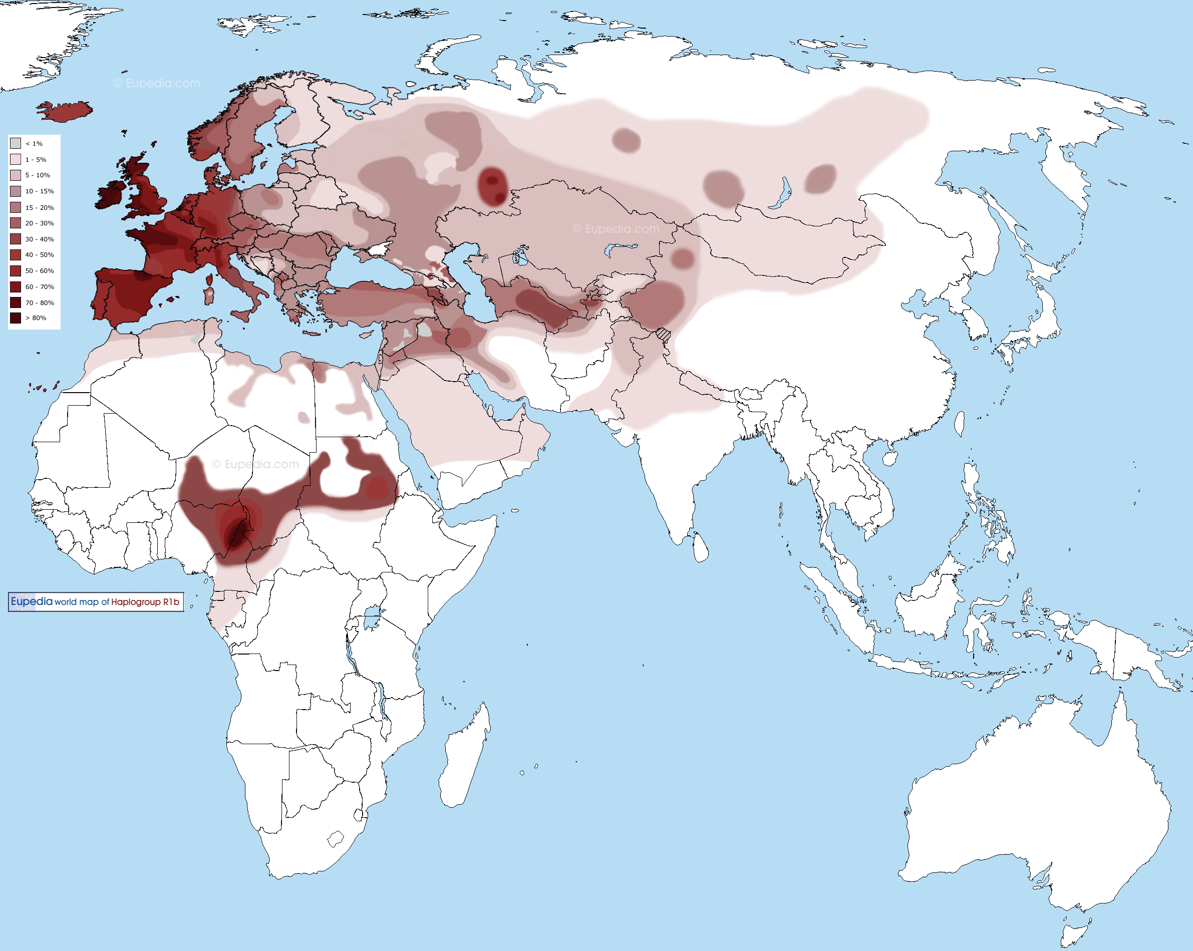 Haplogroup R1b World