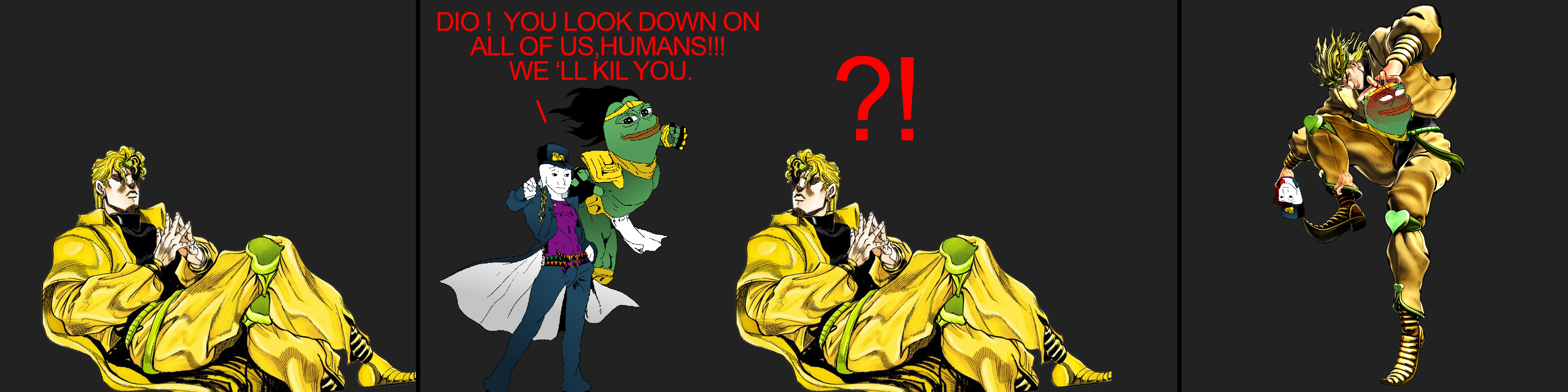 Dio vs humans
