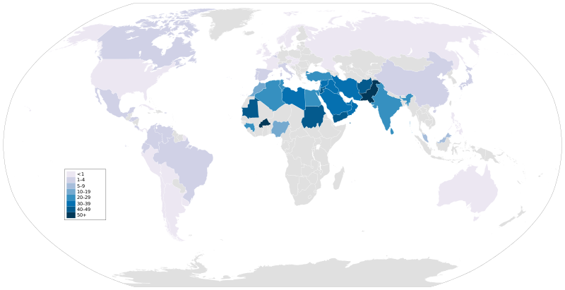 Global prevalence of consanguinity