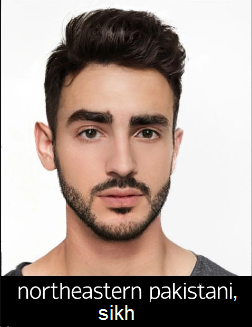 Average pashtun afghan and punjabi sikh phenotype with the v0 atofbhiuwhjb12