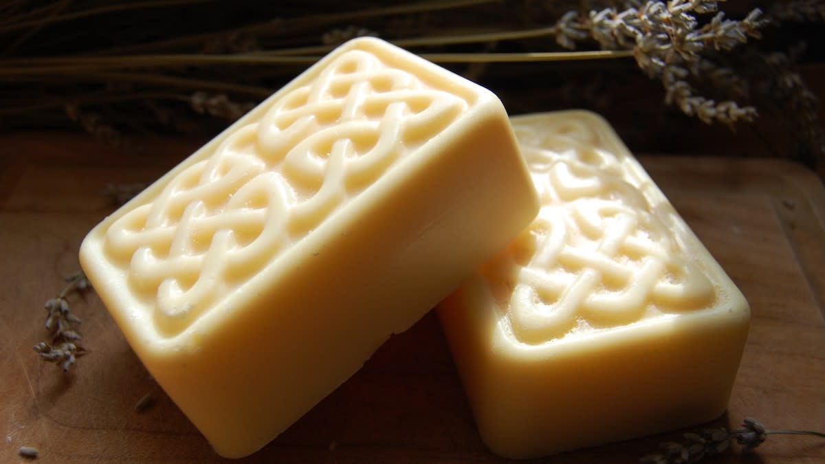 Deer tallow soap