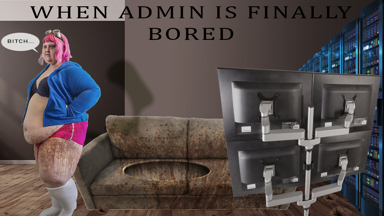 Admin when is bored