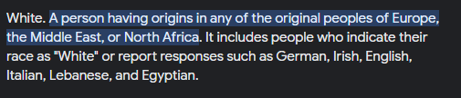 Us white definiton for census