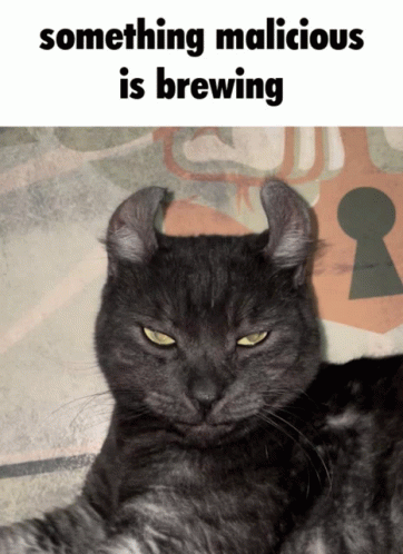 Something malicious is brewing sus