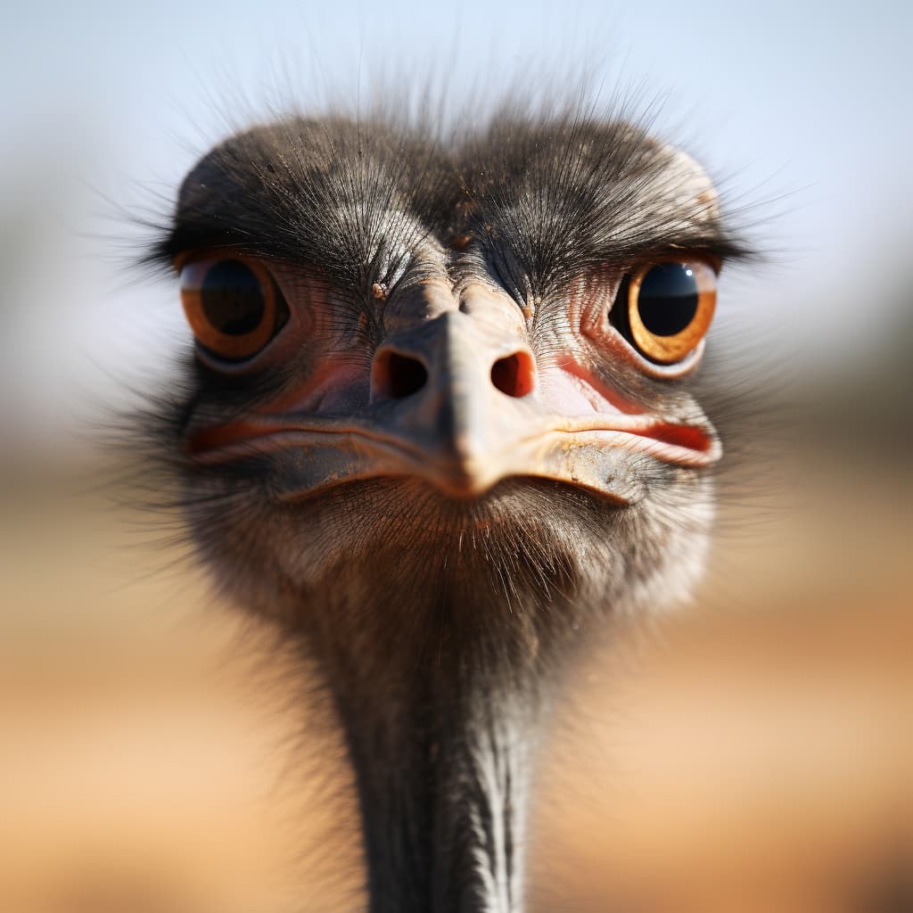 Ostrich brain