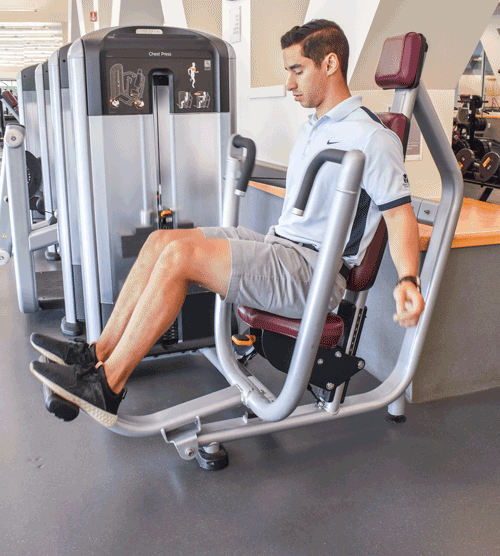 Fitness Machine chest press
