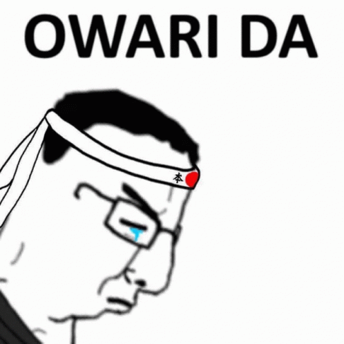Owarida owari da j Owarida owari da j