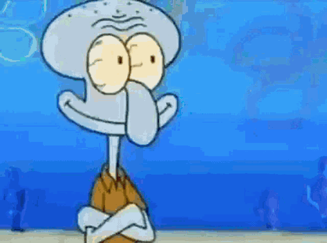 Squidward squidward shocked