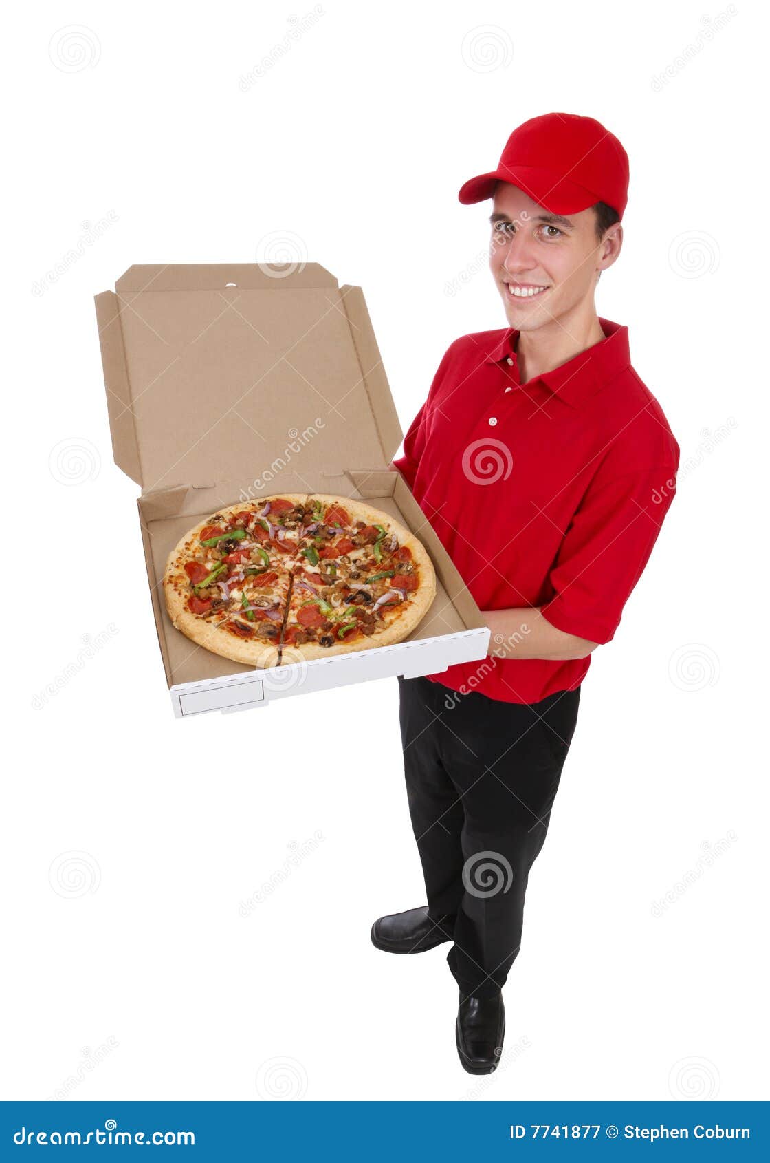 Pizza delivery man 7741877