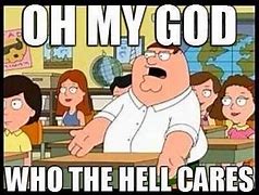 Who the hell cares